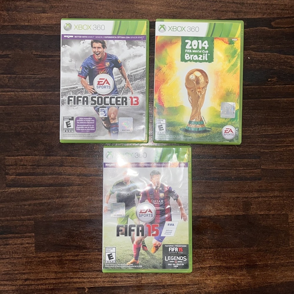 Xbox 360 FIFA Soccer Bundle 13, 14, 15